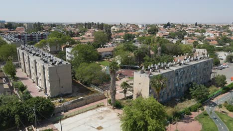 Aerial-View-Above-Southern-City-Netivot