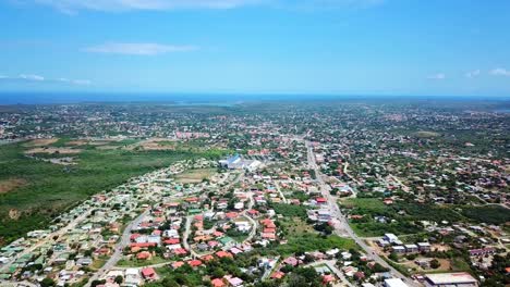 Luftaufnahme-Des-Mahaai-Viertels-In-Willemstad,-Curaçao,-Niederländische-Karibikinsel