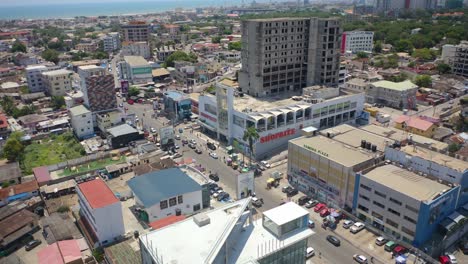 Aerial-view-of-Oxford-Street-in-Ghana,-Osu_6