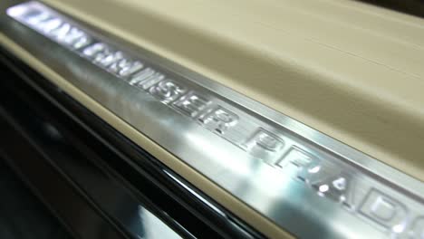 Close-Up-Of-Metal-Embossed-Door-Sill-Of-Toyota-Land-Cruiser-Prado-TX