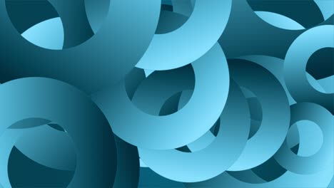 Animation-Rotierender-Kreisebenen-Mit-Blaugrünem-Farbverlauf,-Die-Einen-Abstrakten-Hintergrund-Bilden