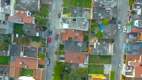 aerial-bird-sight-with-drone-of-the-Cordoba-city,-Veracruz,-Mexico