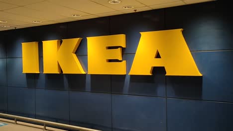 IKEA-logo-on-the-wall