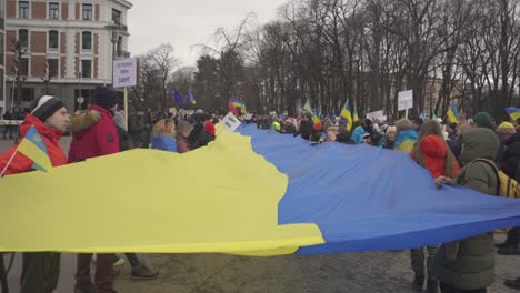 Anti-Russland-Pro-Ukraine-Protest