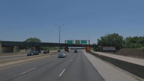 Reisen-Im-Bundesstaat-Illinois,-Mautstraßen-Und-Straßenbau,-Langsamer-Verkehr-Zur-Hauptverkehrszeit-In-Der-Nähe-Von-Chicago