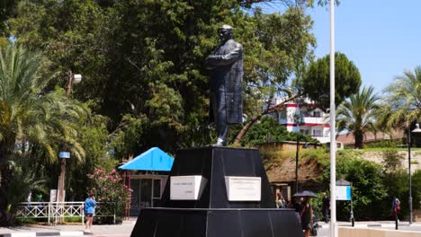 Ataturk-Monument-Beside-Kyrenia-Gate-In-North-Nicosia