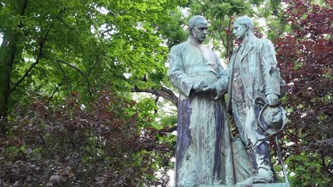 Adolph-Kolping-Statue-in-Cologne,-Germany