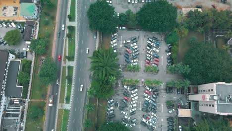 Drone-view-of-Ikeja-GRA-towards-Maryland-traffic