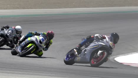 Slow-Motion-of-Motorcycles-Racing-on-Track