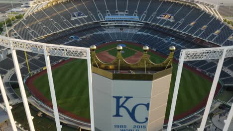 Amazing-Aerial-Revealing-Shot-of-Royals'-Kauffman-Stadium