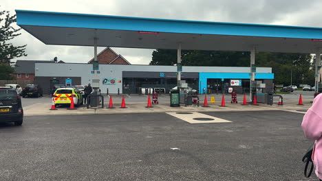Petrol-And-Diesel-Crisis,-No-fuel-In-The-Uk-Petrol-Gas-Stations