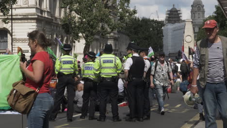 Grupo-De-Policías-Metropolitanos-De-Pie-En-Whitehall-Durante-La-Protesta-Xr
