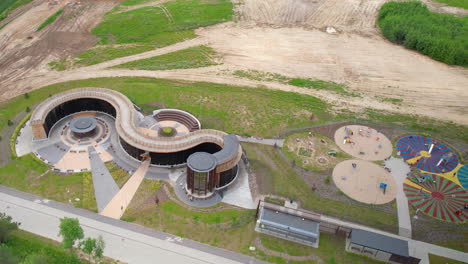 Aerial-view-of-graduation-tower