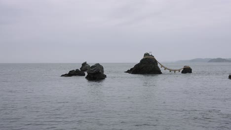 4k-Pan-reveal-of-Ise-Shrine-and-Meoto-Iwa-rocks-on-the-Coastline-of-Japan