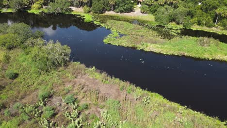 An-aerial-view-of-the-Myakka-River