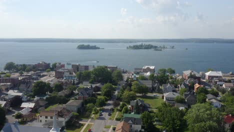 Clayton,-NY-Aerial-Shot-On-The-St-Lawrence-River