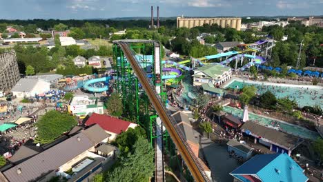 Huge-splash-from-flume-ride