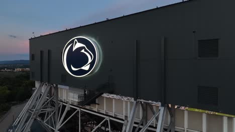 Sunset-view-of-Penn-State-scoreboard