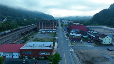 Industriestahlwerk,-Kohlebergbaustadt-In-Pennsylvania