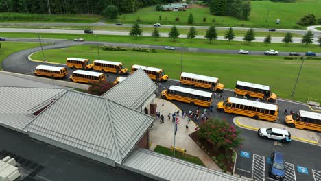 Students-leave-school-building