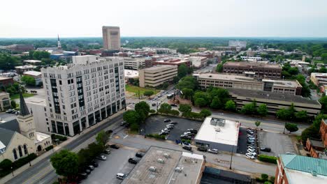 Aerial-High-Above-Spartanburg-SC,-Spartanburg-South-Carolina,-Home-to-BMW-Car-Factory