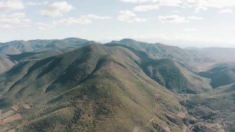 Drone-view-of-landscapes-in-Oaxaca,-mexico