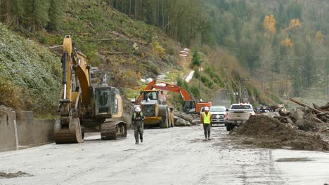 Floods-infrastructure-clearance-at-Chilliwack-British-Columbia-Canada