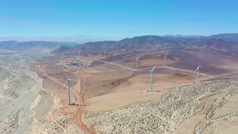Luftaufnahme-Des-Riesigen-Windparks-Punta-Colorado-In-La-Higuera