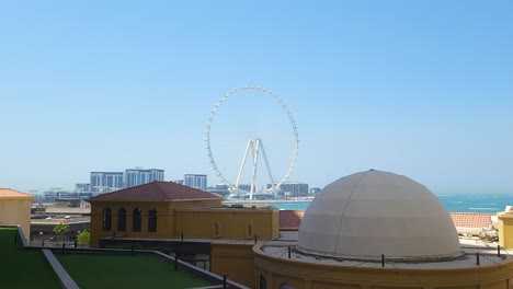 wide-view-of-the-Dubai-Eye---the-largest-ferries-wheel-in-the-world---4K