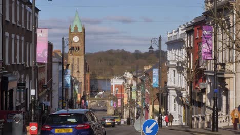 Derry-Londonderry-City,-Northern-Ireland