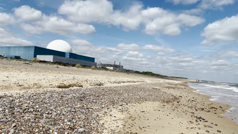 Planta-De-Energía-Nuclear-Sizewell-B-A-Lo-Largo-De-La-Costa-De-Suffolk