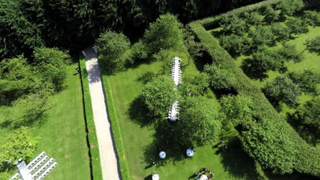Wedding-preparations-filmed-with-drone
