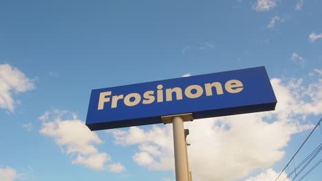 Estación-De-Tren-En-Frosinone,-Lazio-Italia