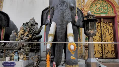 Tempelsymbol,-Kultur,-Zeremonie,-Buddhismus,-Status,-Laterne-In-Thailand