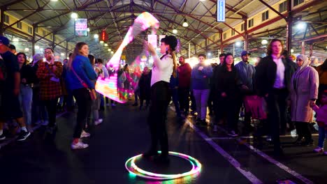 Mercado-De-La-Reina-Victoria-Durante-La-Noche-De-Invierno