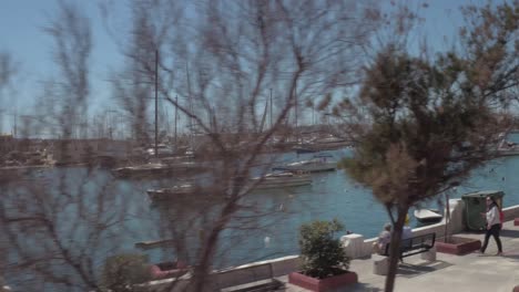 Yachts-anchored-at-the-marina-in-Sliema-Malta-circa-March-2019