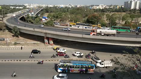 City-traffic-view-on-a-regular-day-in-Bangalore-Karnataka