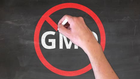 No-GMO-Sign-Hand-Drawn-on-the-Black-Board