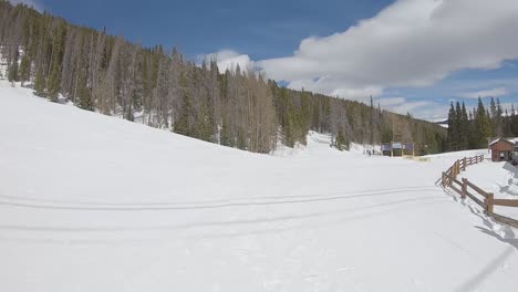 Snowboarden-Im-Breckenrdige-Colorado-Bei-Erstaunlich-Frischem-Schnee