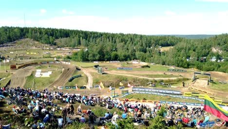Time-lapse-pan-of-Motocross-World-Cup-2019