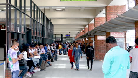 Kathmandu,-Nepal---21.-September-2019:-Internationaler-Flughafen-Tribhuvan-In-Kathmandu,-Nepal