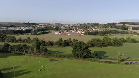 Tiverton-Devon-UK.-Aerial-view-using-a-drone