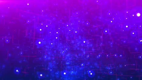 Abstract-grid-background-on-purple-light