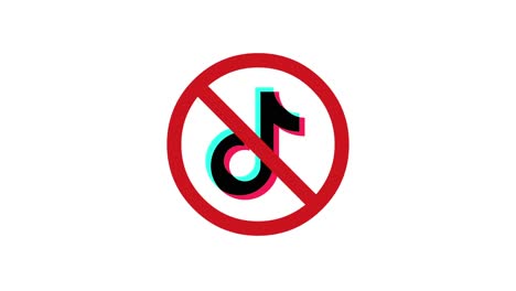 Animated-flashing-forbidden-TikTok-icon-on-white-background