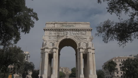 Arco-De-La-Victoria-En-Genova,-Arco-De-La-Victoria