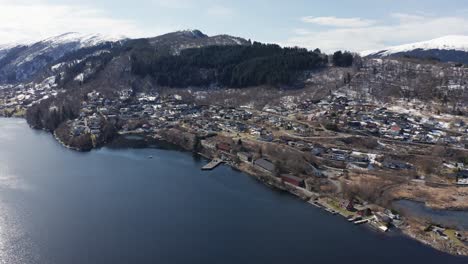 Seaside-overview-of-old-military-and-industrial-area-at-Garnes-that-will-be-transformed-and-renewed---Sorfjorden-Bergen-Norway