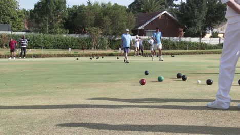 A-wide-view-of-lawn-bowlers-in-action-during-a-casual-game