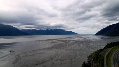 aerial-of-cook-inlet-outside-anchorage-alaska-at-low-tide
