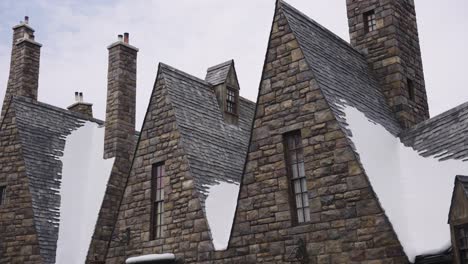 Pueblo-De-Hogsmeade-En-El-Mundo-Mágico-De-Harry-Potter,-Universal-Studios-Japan