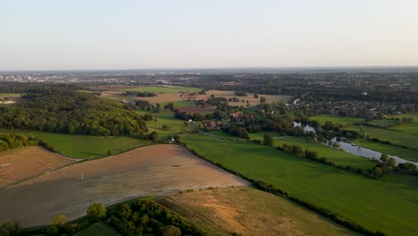 Bebaute-Felder-In-Der-Landschaft-Rund-Um-Berkshire,-England